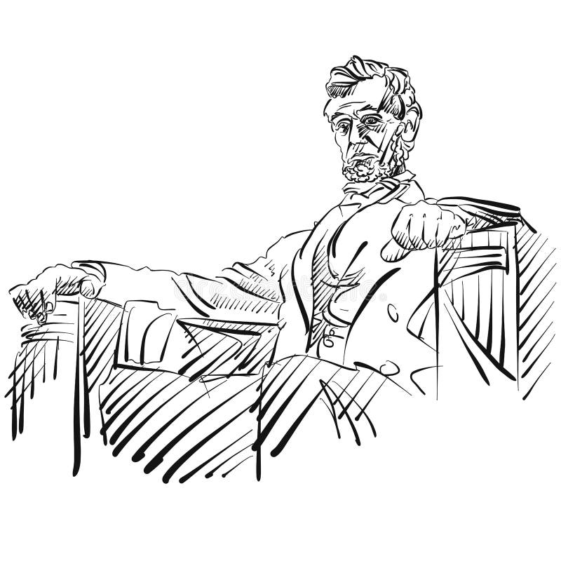 Abraham Lincoln Memorial Drawing
