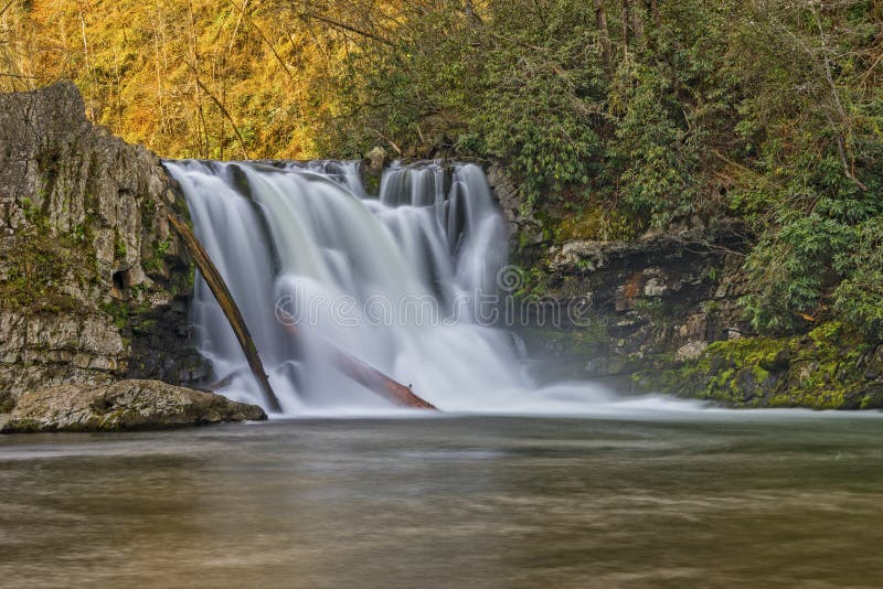 Abrams Falls At Cades Cove