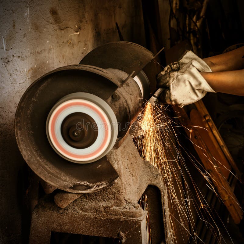 Abrasive cutting stock image. Image of circle, manufacturing 36550007