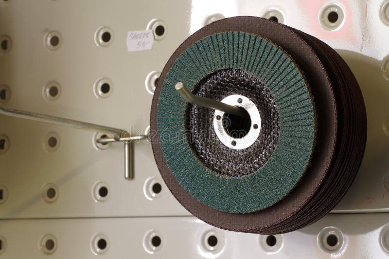 Abrasive Discs Sandpaper Detail Stock Photo Image of group, shop