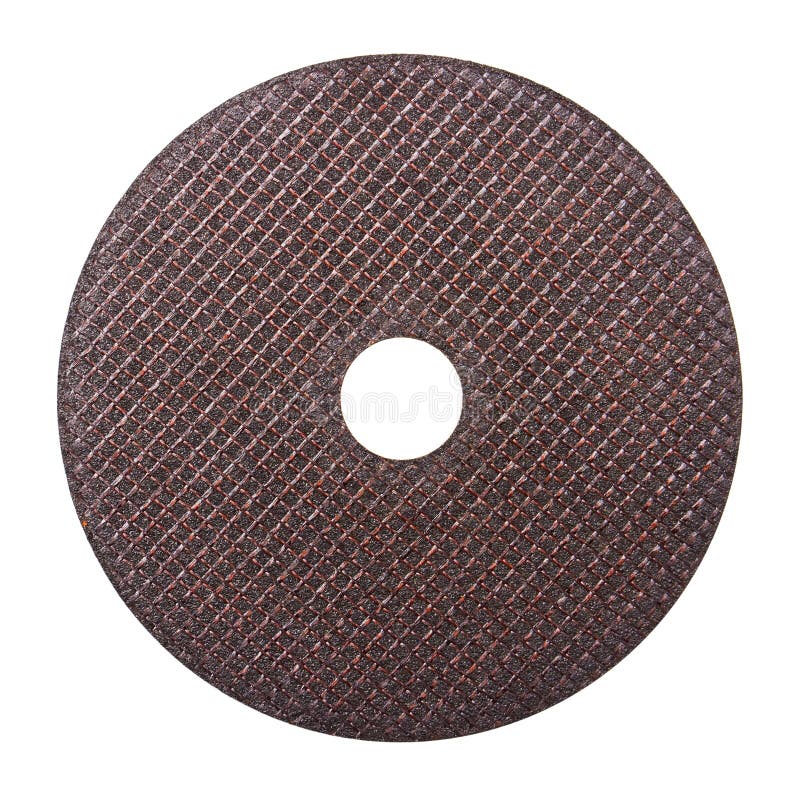 Isolated Abrasive Disk For Wood Grinding Stock Image Image of circle