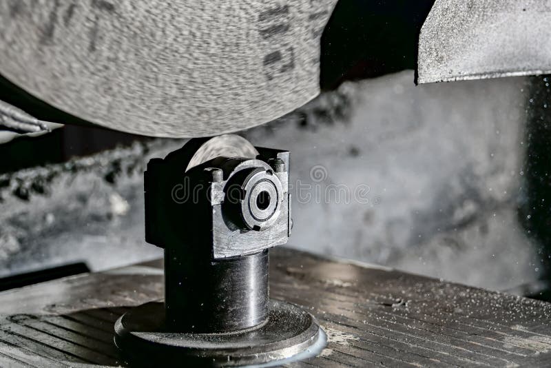 Abrasive Grinding Stone on a Surface Grinder with the Correct Cone