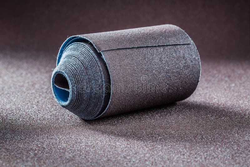 Abrasive Materials Roll of Sandpaper Stock Image Image of grinding