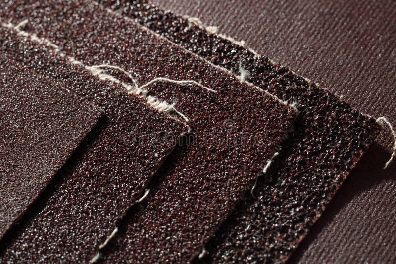 Set of sandpaper sheets stock photo. Image of file, fine 29825770