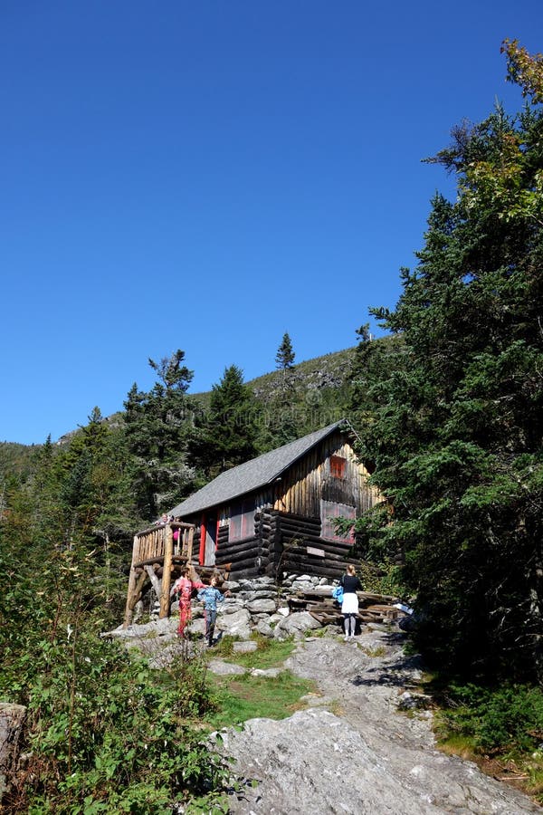 Abri de Butler Lodge Long Trail image stock Abri de Butler Lodge Long Trail image stock