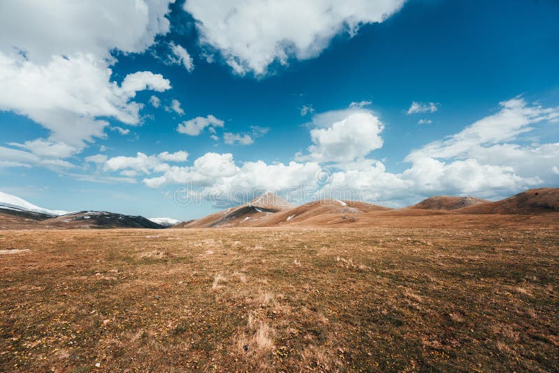 Abruzzo, Italy. Mounts and snow