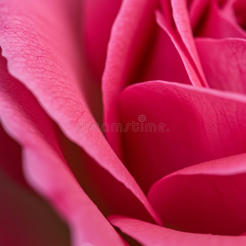 Abschluss von lebhaften rosa Rosenblättern, die ihre zarte Textur und Schicht zeigen lizenzfreie abbildung