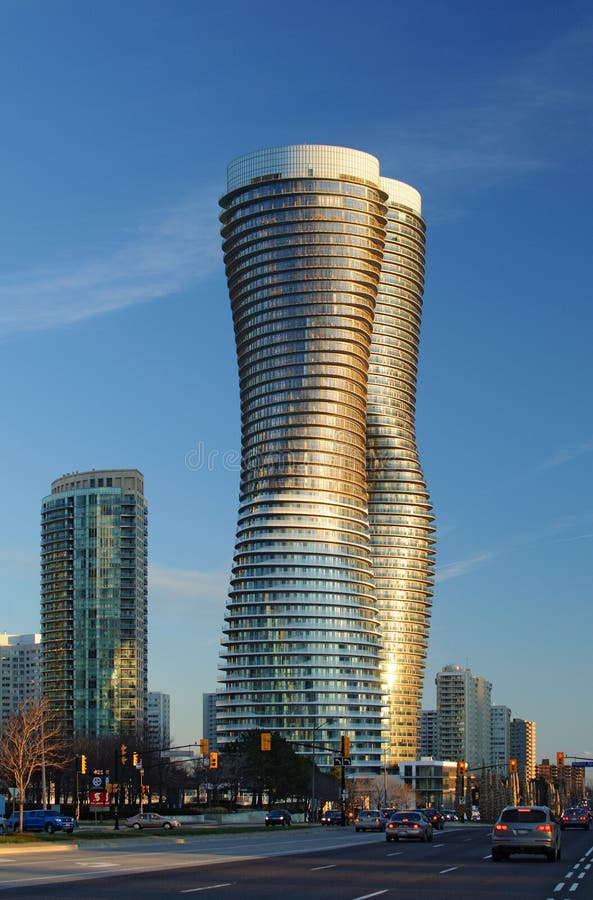 TORONTO, ONTARIO - March 27: M.A.D. Architects of Beijing wins a competition to design the Absolute condominiums in Mississauga, announced on March 27, 2007. This photo from December 2011. TORONTO, ONTARIO - March 27: M.A.D. Architects of Beijing wins a competition to design the Absolute condominiums in Mississauga, announced on March 27, 2007. This photo from December 2011.