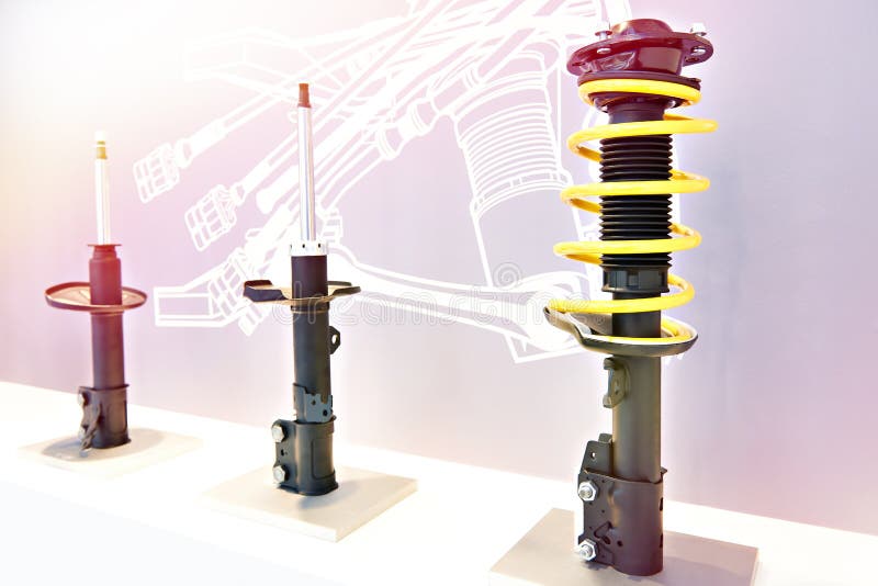 Shock absorbers for car in store. Shock absorbers for car in store