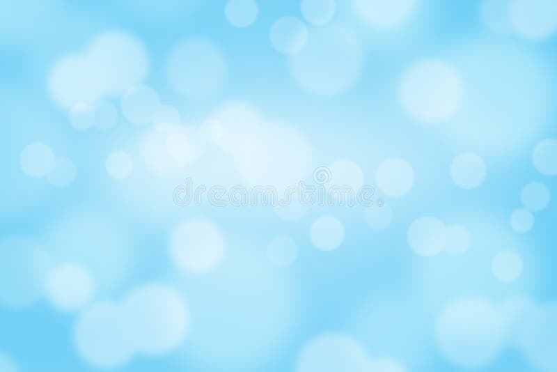 Abstact blue bokeh light background stock illustration