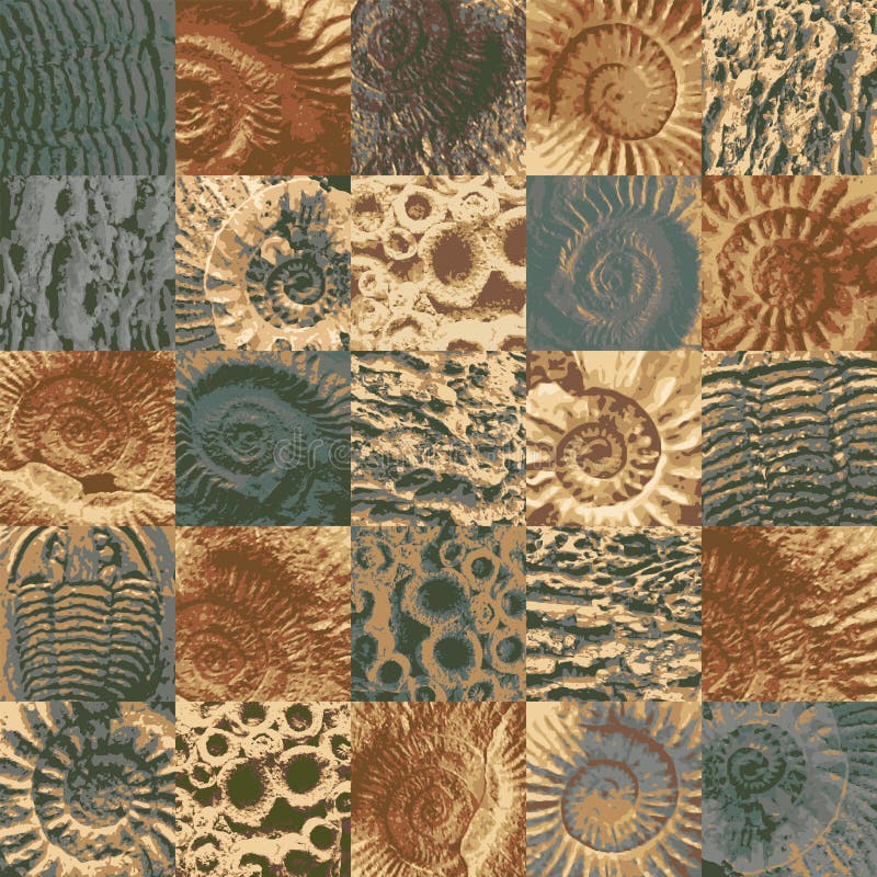 Abstact seamless pattern background with sea stone texture stock illustration