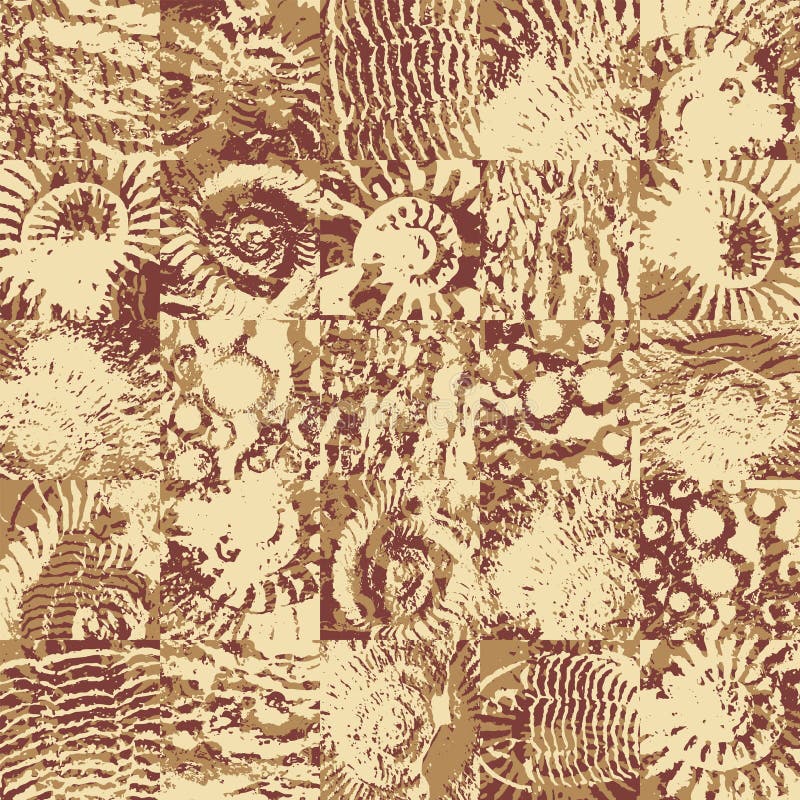 Abstact seamless pattern background with sea stone texture royalty free illustration