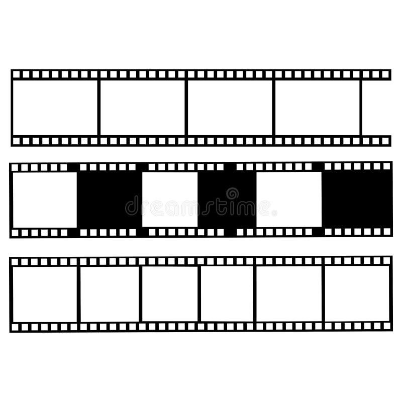 Abstrack Filmstrip Logo Template Vector Illustration Design Stock ...