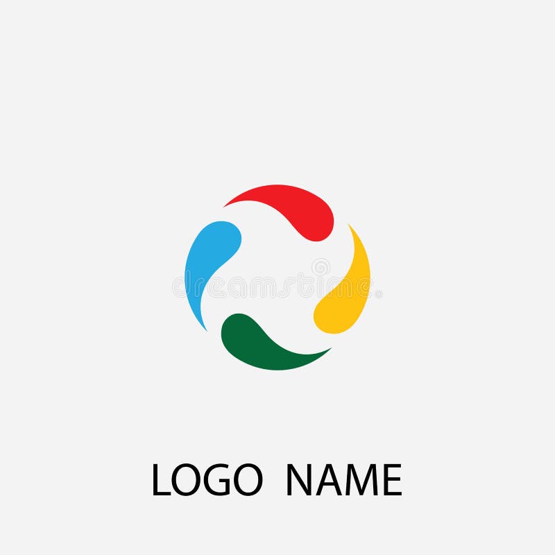 Abstrack vector illustration design icon logo royalty free illustration