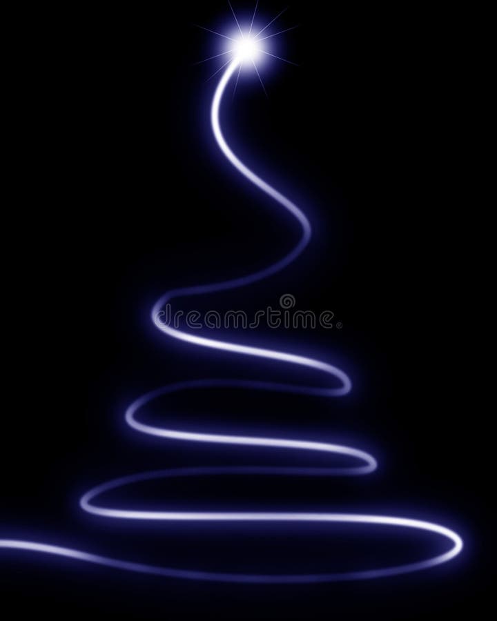 Abstract 3d christmas tree