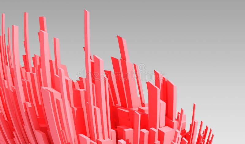 Abstract 3d city