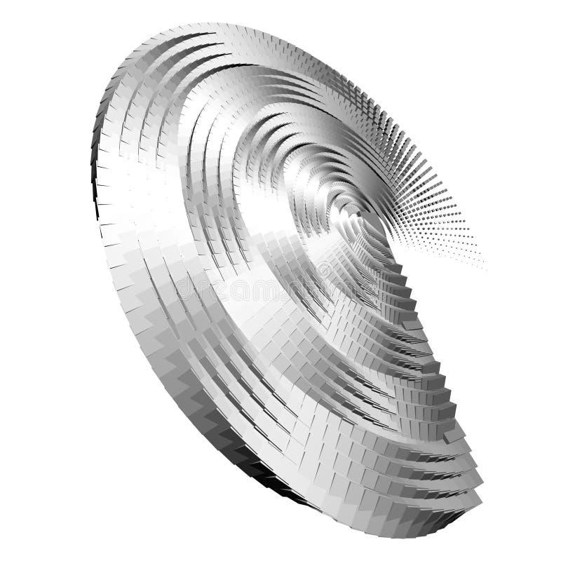 Abstract 3D pattern royalty free illustration