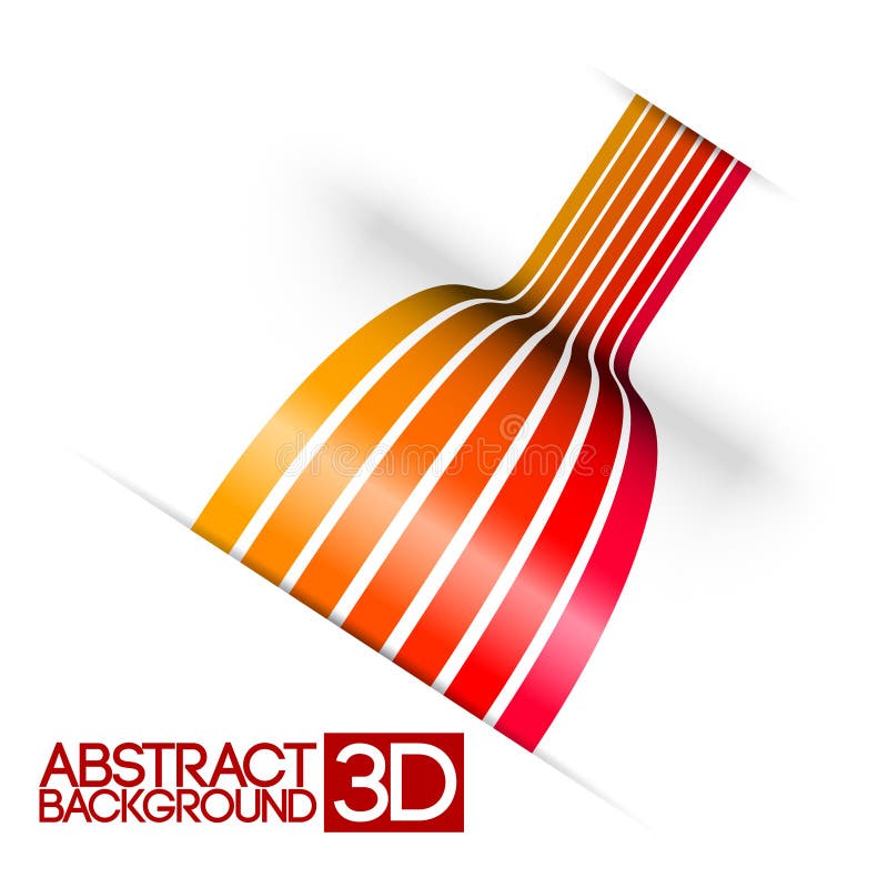 Abstract 3d red background