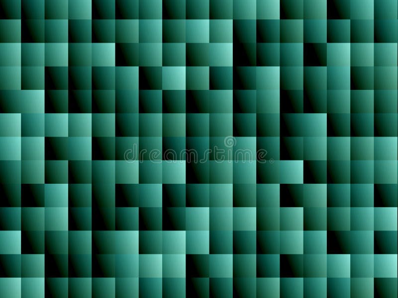 Abstract advertising, green gradient squares, dynamic background royalty free illustration