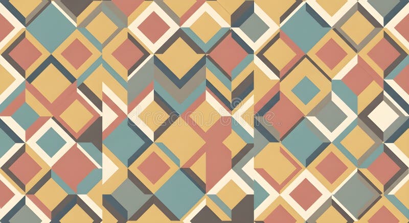 Abstract Digital Art Background with Futuristic Patterns royalty free illustration.