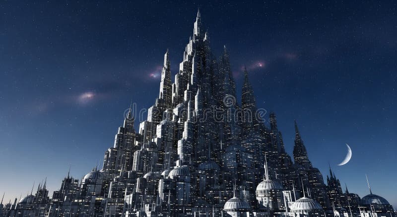 Abstract AI-Generated Digital Art Background with Futuristic Patterns stock illustration