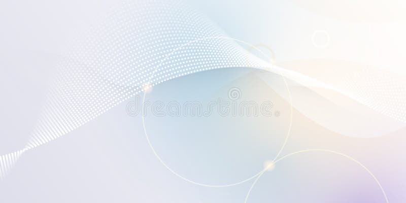 Abstract alb moale linie de undă de aur model și textura pe fundal gri deschis gradient. Proiectare linie netedă element vectorial stock illustration