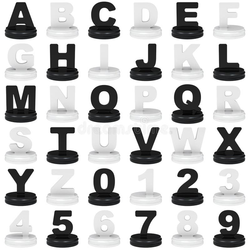 Abstract alphabet stock illustration. Illustration of black - 22923184