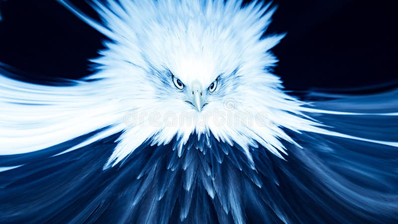 Abstract Animal Bird Head Art royalty free stock photography