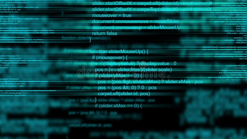 Abstract Animated Computer Programming Code As Technology Background. Stock  Footage - Video of animation, background: 47207494