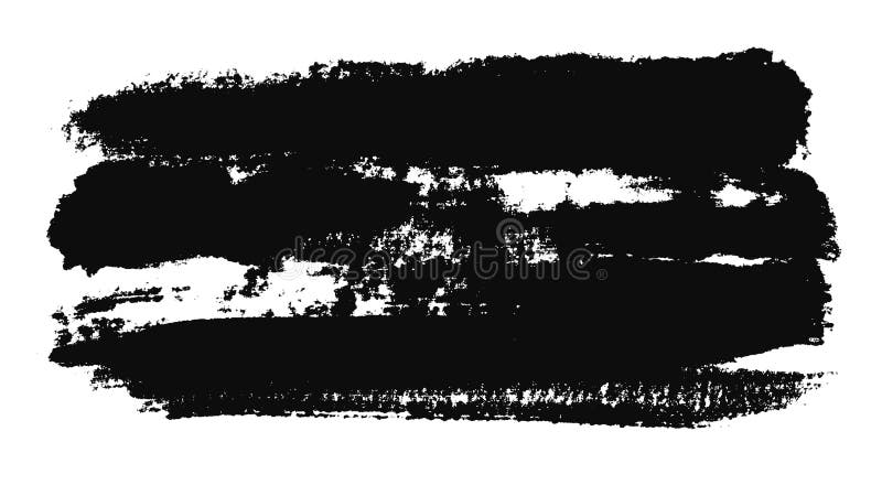 Abstract Animation of Black Paint Brush Stroke on a White Piece of Paper.  Animation. Minimalistic Black and White Stock Illustration - Illustration  of paint, abstract: 154883006