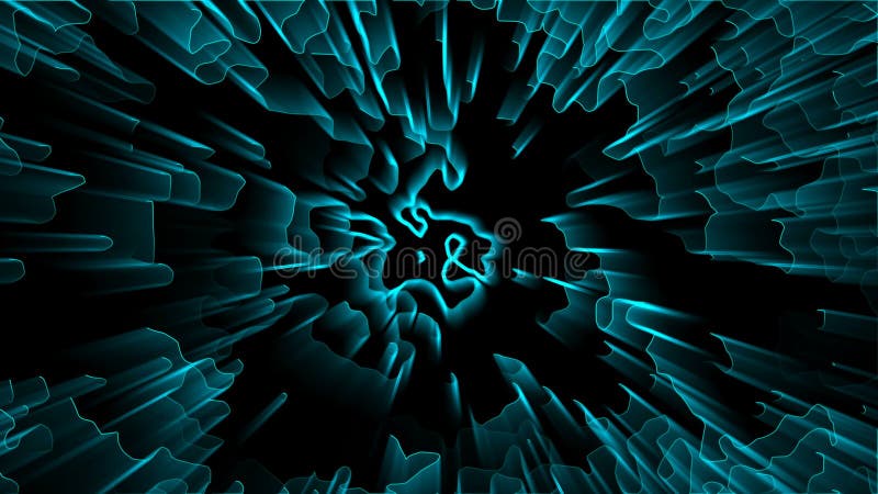 Abstract animation light curves royalty free illustration