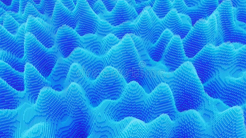 Abstract animation of pixel moving surface. Animation. Undulating color surface of cyberspace of pixels. Beautiful royalty free illustration Abstract animation of pixel moving surface. Animation. Undulating color surface of cyberspace of pixels. Beautiful royalty free illustration