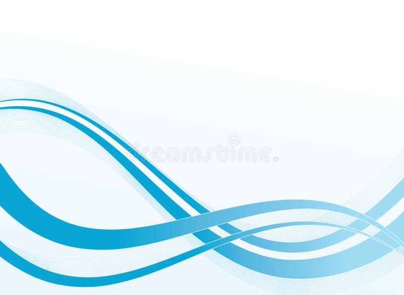 Abstract aqua design stock illustration