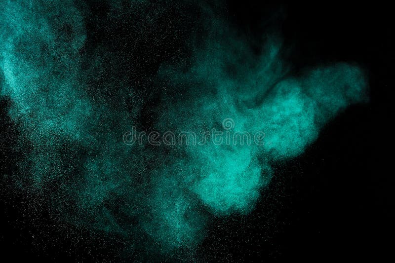 Abstract aquamarine aqua color gradient sky background Stock Photo