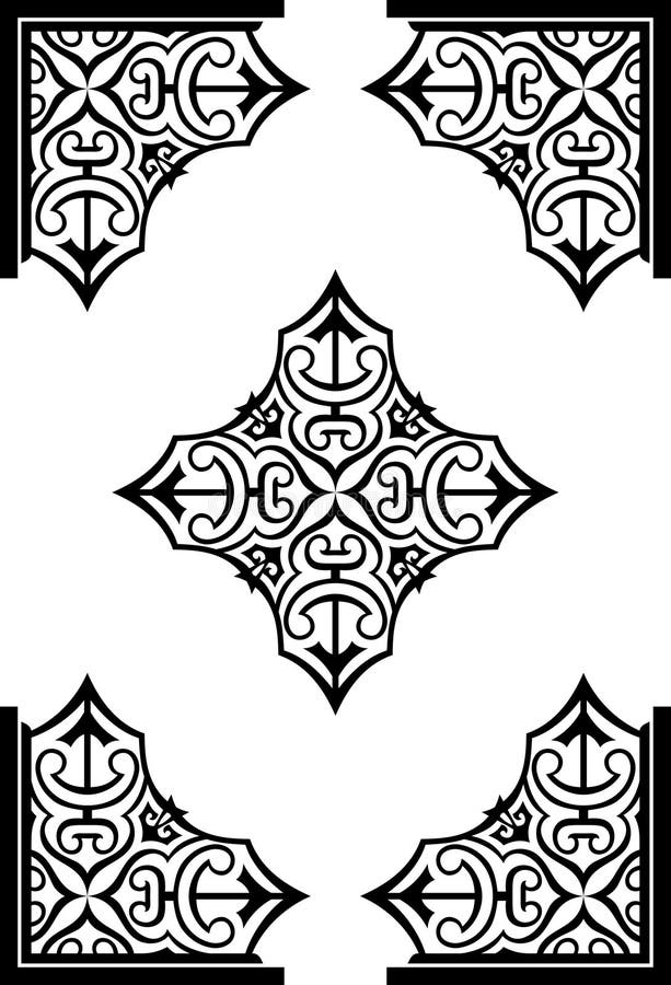 Abstract Arabesque Decor Ornaments Stock Vector Illustration of