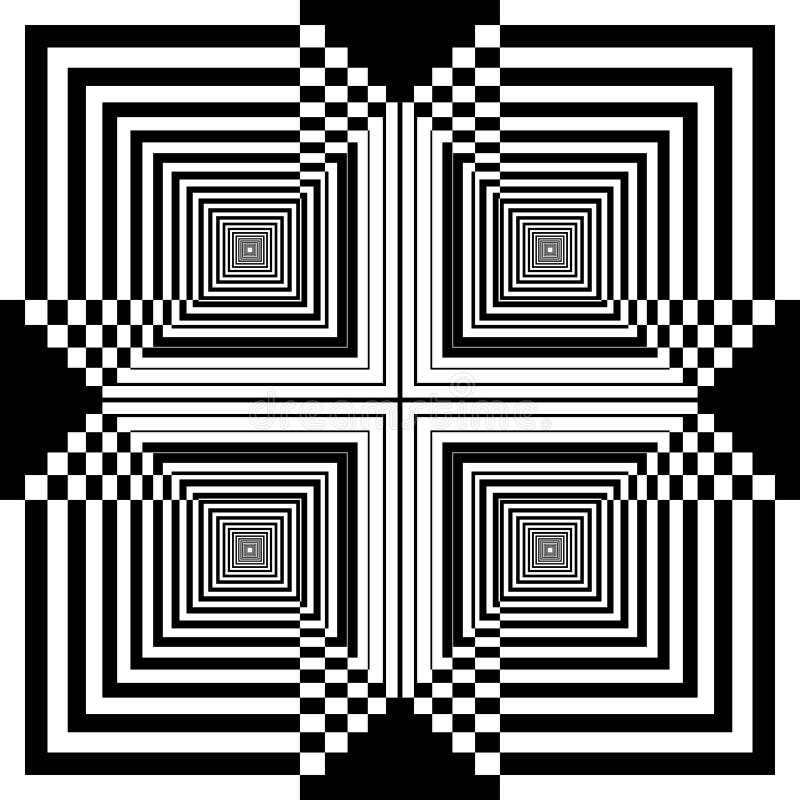 Abstract Arabesque Various Frame Multiple Perspective 2 vector illustration