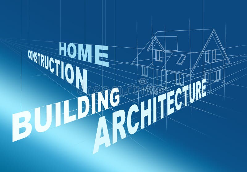 Abstract architectural drawing