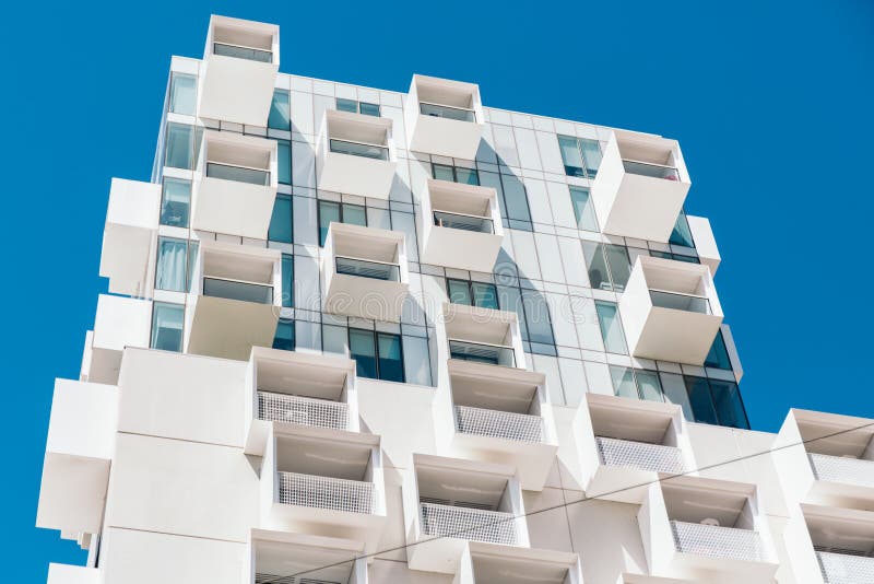 Abstract Architecture of a Modern Building. Melbourne, australia. royalty free stock photos