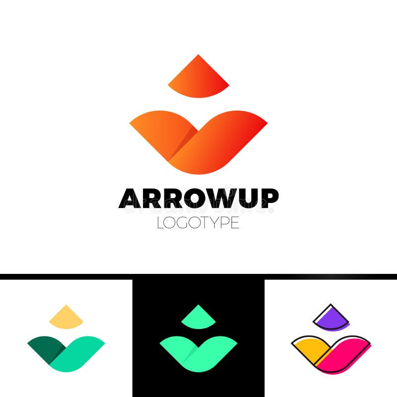 Abstract Arrow Icon Design. Can Be Used As Logo, Corporate Identity ...