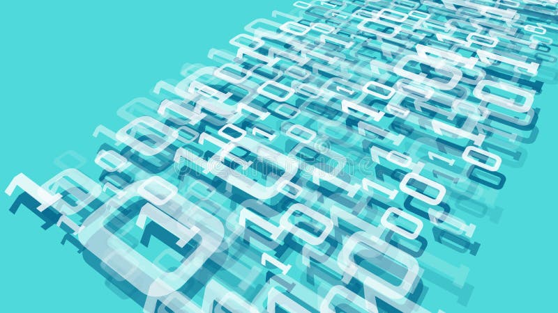 Abstract art background computer binary code vector conception vector illustration