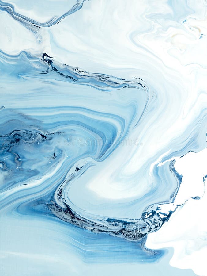 Abstract art blue painting, creative hand painted background, marble texture. Fragment of acrylic painting on canvas liquid artwork, abstract ocean. Modern art royalty free stock photo Abstract art blue painting, creative hand painted background, marble texture. Fragment of acrylic painting on canvas liquid artwork, abstract ocean. Modern art royalty free stock photo