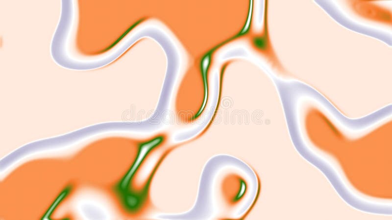 Abstract art features peach green white flowing shapes vector illustration