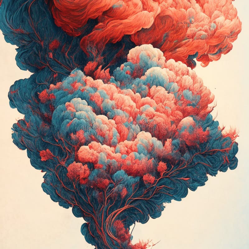Abstract art is a form of visual art that does not attempt to represent stock illustration