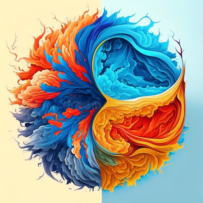 Abstract art is a form of visual art that does not attempt to represent vector illustration