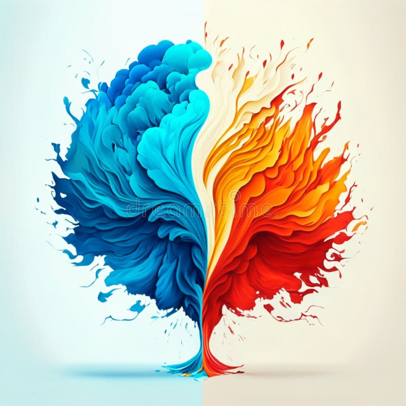 Abstract art is a form of visual art that does not attempt to represent vector illustration