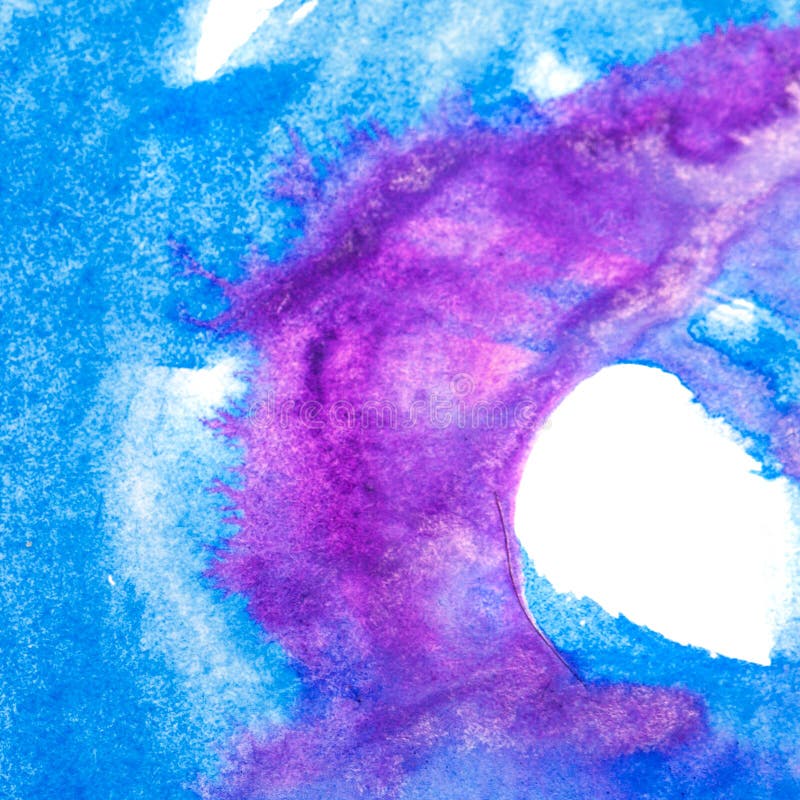 Abstract art oil color. Blue, purple vector illustration Abstract art oil color. Blue, purple vector illustration
