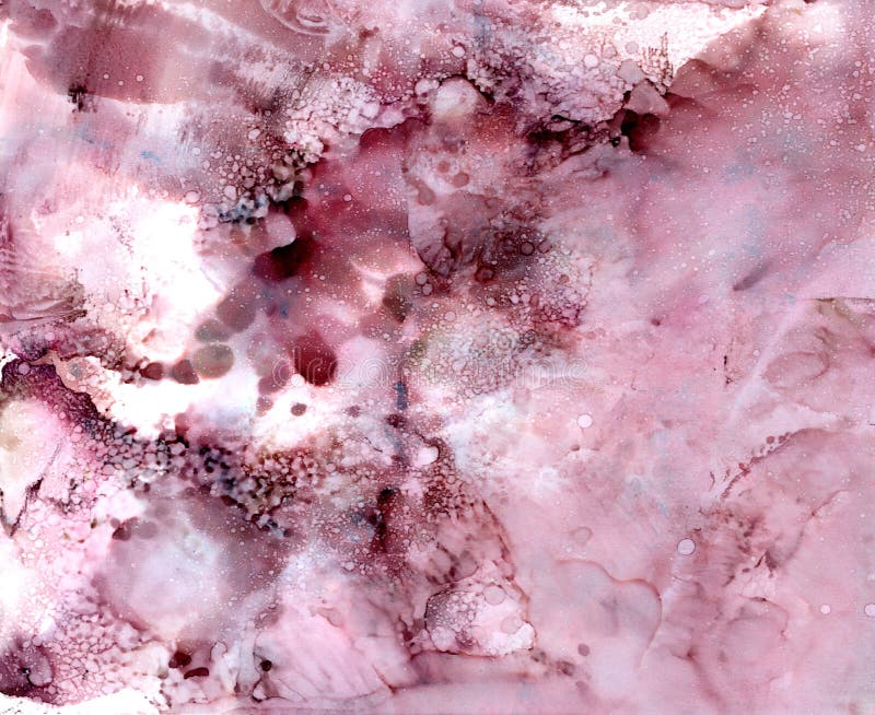 Blends of pinks, raspberry and wine water colors. Abstract ink background. Blends of pinks, raspberry and wine water colors. Abstract ink background.