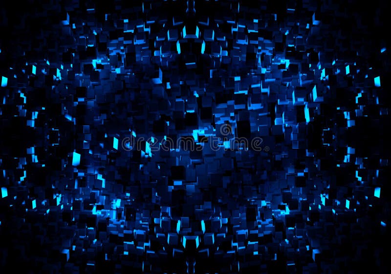 Abstract artistic 3d computer generated unique multiple blue fractals shapes patterns artwork background vector illustration Abstract artistic 3d computer generated unique multiple blue fractals shapes patterns artwork background vector illustration
