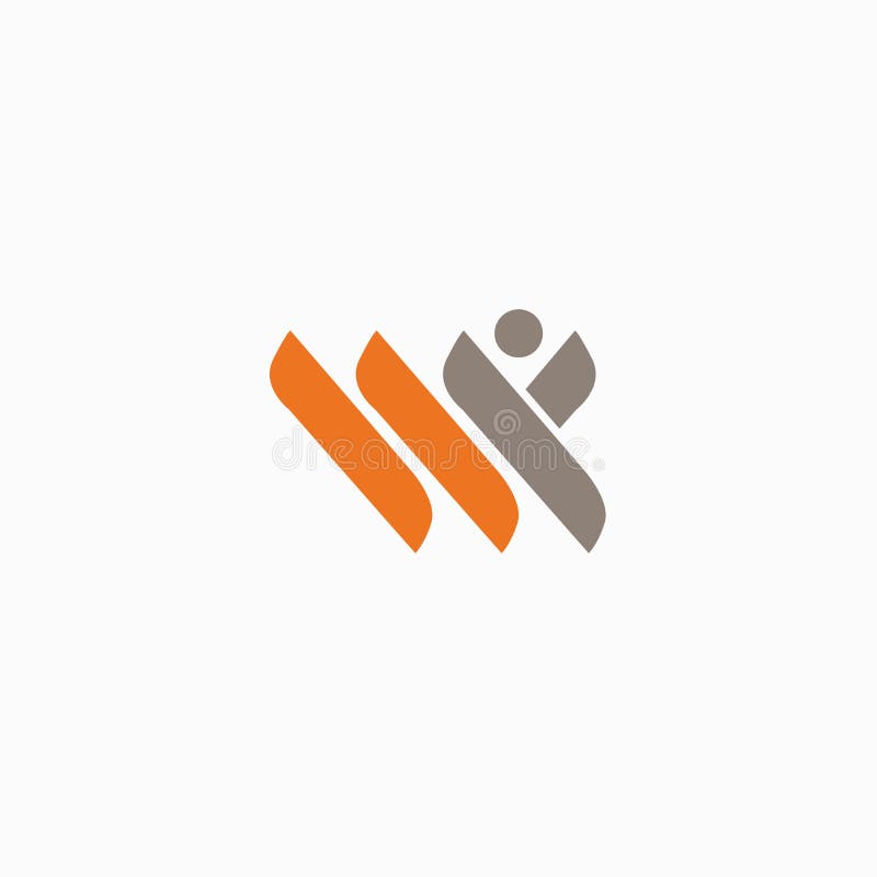 Abstract athlete logo icon vector design. Gym, sports games, fitness, business, trainer vector logo vector illustration Abstract athlete logo icon vector design. Gym, sports games, fitness, business, trainer vector logo vector illustration