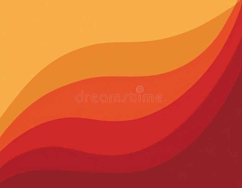 Abstract Autumn Gradient Background Deep Red to Soft Yellow Color Blend vector illustration